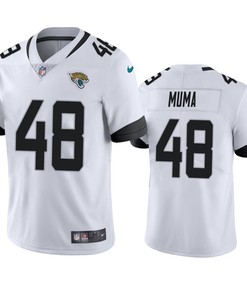 Chad Muma 48 Jacksonville Jaguars White Vapor Limited Jersey