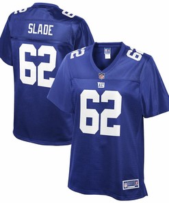 Chad Slade New York Giants Nfl Pro Line Womens Team Player Jersey - Royal