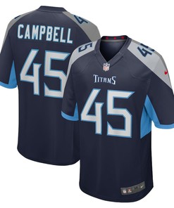 Chance Campbell Tennessee Titans Player Game Jersey - Navy