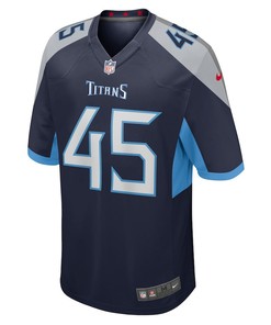 Chance Campbell Tennessee Titans Player Game Jersey - Navy
