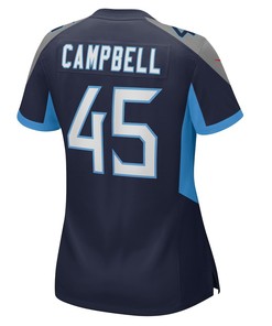 Chance Campbell Tennessee Titans Women's Player Game Jersey - Navy