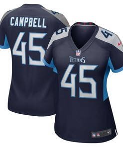 Chance Campbell Tennessee Titans Womens Player Game Jersey - Navy Nfl