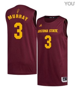 Chance Murray 3 Arizona State Sun Devils Basketball Youth Jersey - Maroon