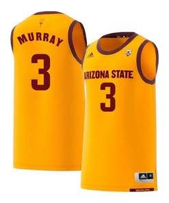 Chance Murray 3 Arizona State Sun Devils Retro Basketball Men Jersey - Yellow