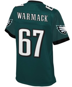 Chance Warmack Philadelphia Eagles Nfl Pro Line Womens Player Jersey - Midnight Green