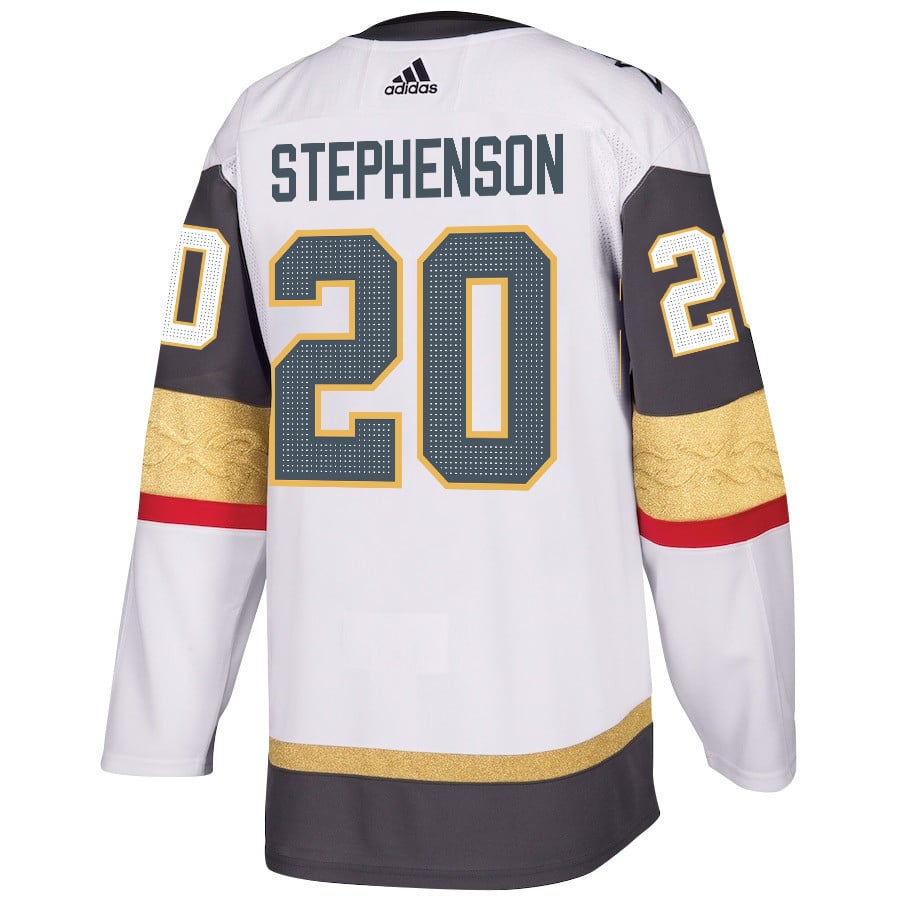 Chandler Stephenson 20 Vegas Golden Knights Stanley Cup 2023 Champions Patch Away Breakaway Men Jersey - White