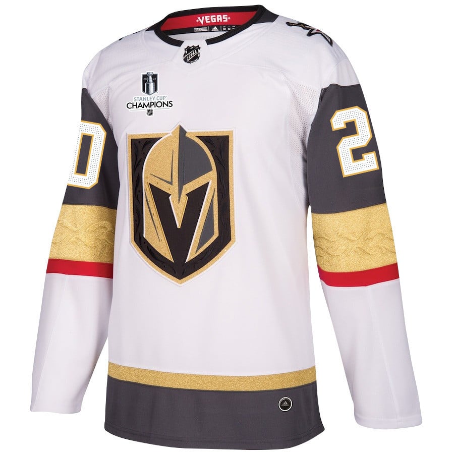 Chandler Stephenson 20 Vegas Golden Knights Stanley Cup 2023 Champions Patch Away Breakaway Men Jersey - White