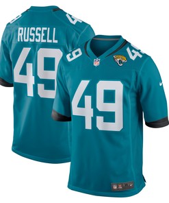 Chapelle Russell Jacksonville Jaguars Game Player Jersey - Teal Nfl