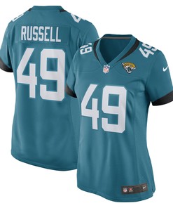 Chapelle Russell Jacksonville Jaguars Womens Game Player Jersey - Teal Nfl