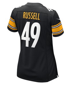 Chapelle Russell Pittsburgh Steelers Women's Game Player Jersey - Black