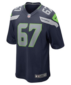 Charles Cross 67 Seattle Seahawks 2022 Draft First Round Pick Game Jersey In College Navy