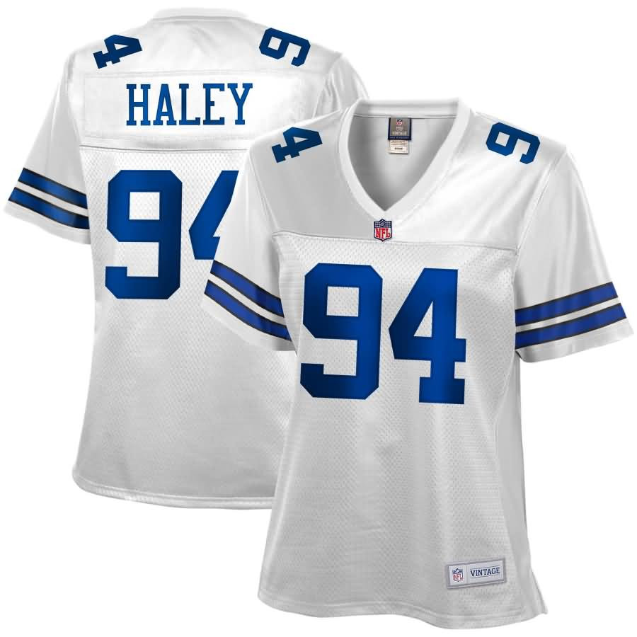 Charles Haley Dallas Cowboys Nfl Pro Line Womens 1992 Retired Player Jersey - White