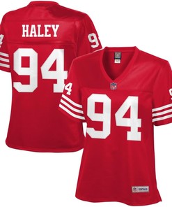 Charles Haley San Francisco 49ers Nfl Pro Line Womens Retired Player Jersey - Scarlet