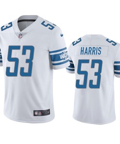 Charles Harris 53 Detroit Lions White Vapor Limited Jersey