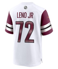 Charles Leno Jr. 72 Washington Commanders Away Game Player Jersey - White