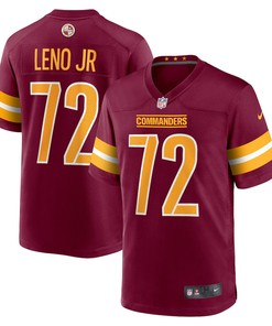 Charles Leno Jr. 72 Washington Commanders Home Game Player Jersey - Burgundy