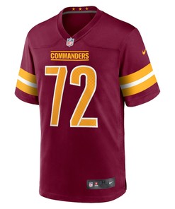 Charles Leno Jr. 72 Washington Commanders Home Game Player Jersey - Burgundy