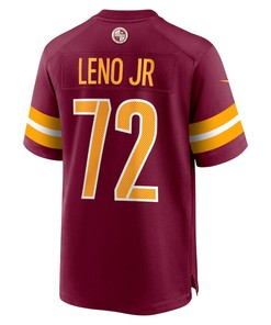 Charles Leno Jr. 72 Washington Commanders Home Game Player Jersey - Burgundy