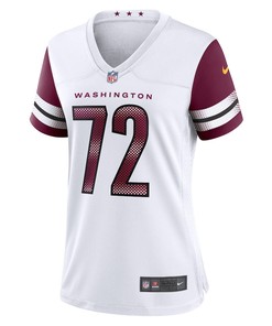 Charles Leno Jr. 72 Washington Commanders Women's Away Game Player Jersey - White