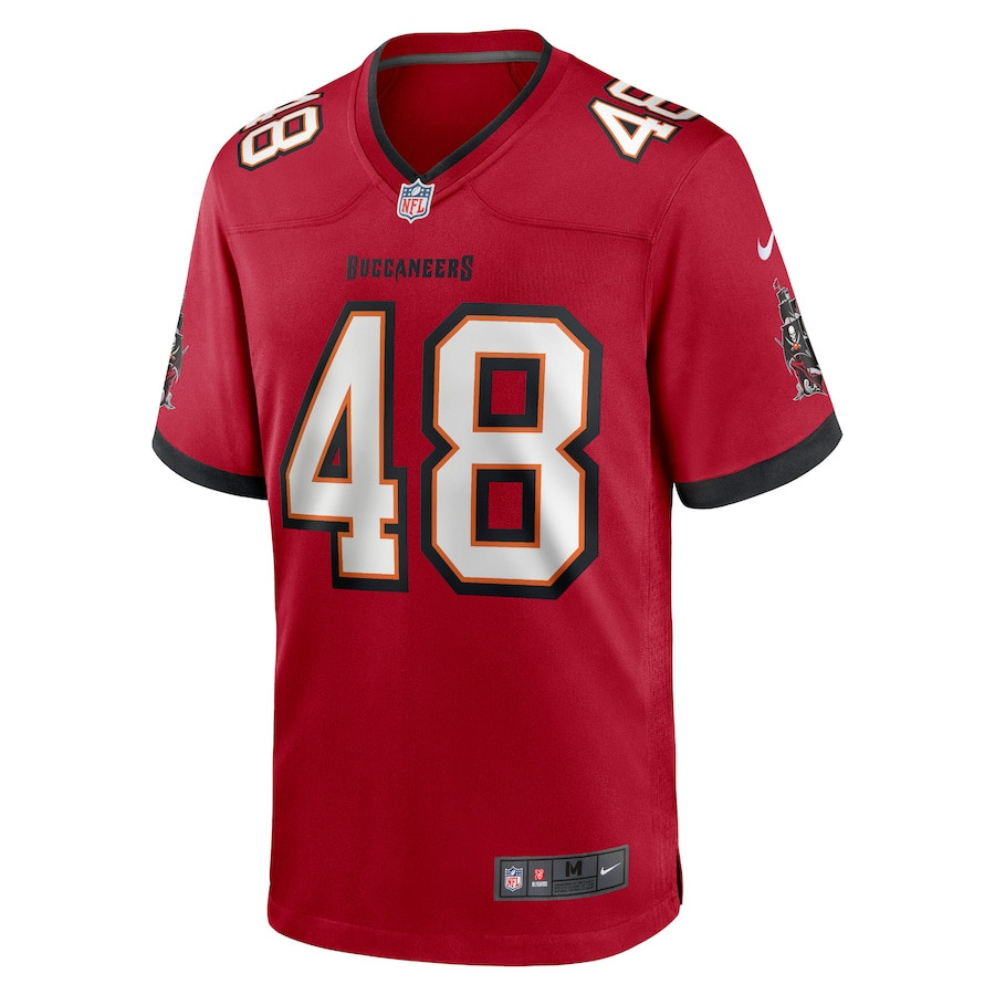 Charles Snowden 48 Tampa Bay Buccaneers Home Game Player Jersey - Red