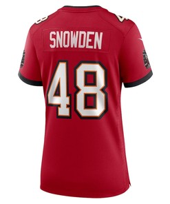 Charles Snowden 48 Tampa Bay Buccaneers Women's Home Game Player Jersey - Red