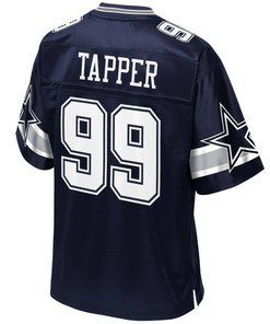 Charles Tapper Dallas Cowboys Nfl Pro Line Team Color Player Jersey - Navy