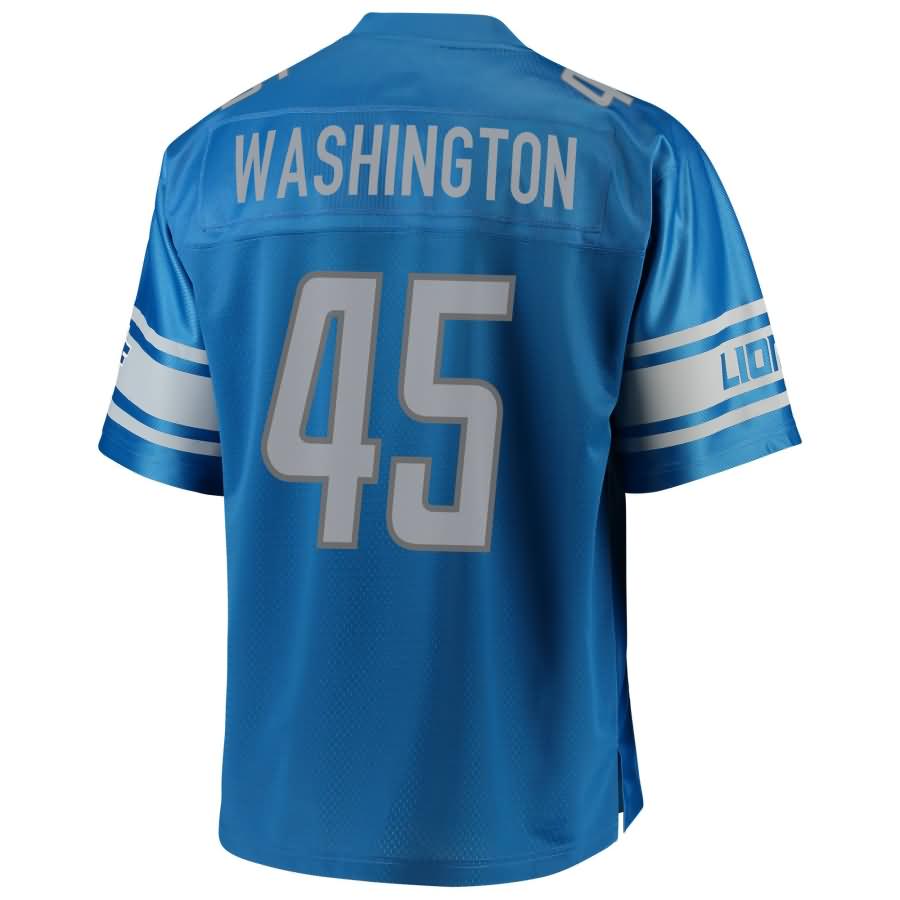 Charles Washington Detroit Lions Nfl Pro Line Team Color Player Jersey - Blue