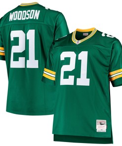 Charles Woodson Green Bay Packers Mitchell & Ness Big & Tall 2010 Retired Player Replica Jersey - Green Nfl