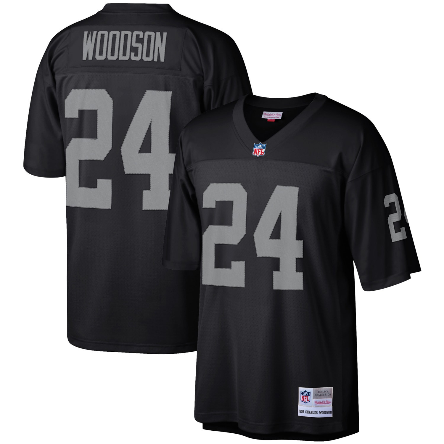 Charles Woodson Las Vegas Raiders Mitchell & Ness Legacy Replica Jersey - Black Nfl
