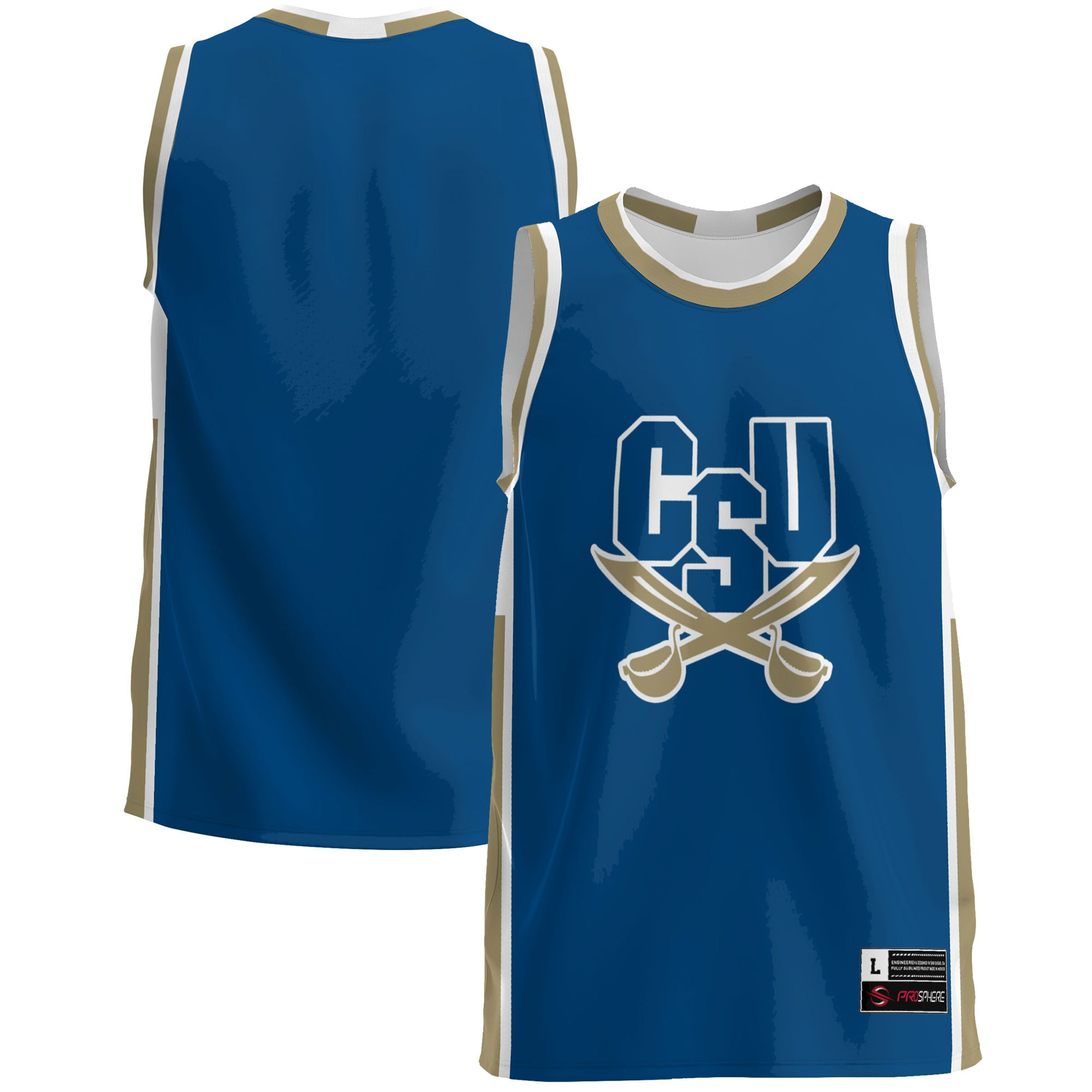 Charleston Southern Buccaneers Basketball Jersey - Blue Ncaa