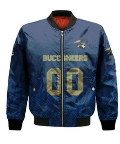 Charleston Southern Buccaneers Bomber Jacket Logo Sport Ombre  - NCAA