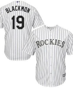 Charlie Blackmon Colorado Rockies Cool Base Player Jersey - White