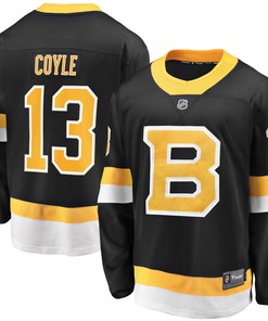 Charlie Coyle Boston Bruins Fanatics Branded 2019/20 Alternate Premier Breakaway Player Jersey - Black Nhl