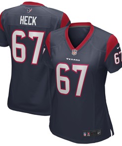 Charlie Heck Houston Texans Womens Game Jersey - Navy Nfl