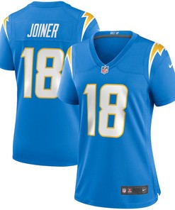 Charlie Joiner 18 Los Angeles Chargers Women's Game Retired Player Jersey - Powder Blue