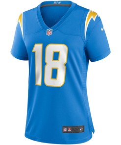 Charlie Joiner 18 Los Angeles Chargers Women's Game Retired Player Jersey - Powder Blue