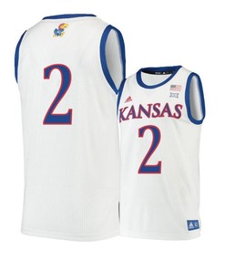 Charlie Moore 2 Kansas Jayhawks Basketball Men Jersey - Beige