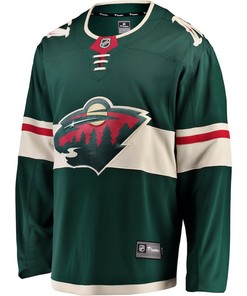 Charlie Stramel #41 Minnesota Wild 2023 NHL Draft Home Men Jersey - Green