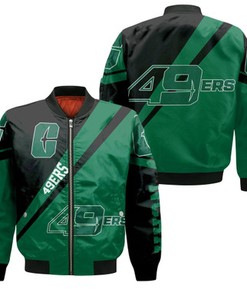 Charlotte 49ers Logo Bomber Jacket Cross Style - NCAA