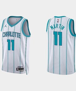 Charlotte Hornets Cody Martin 11 2022-23 Association Edition White Men Jersey Swingman