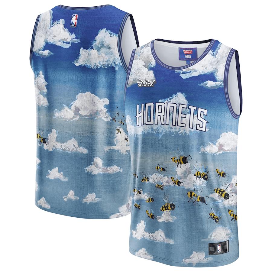 Charlotte Hornets & KidSuper Studios Unisex Hometown Jersey - Blue