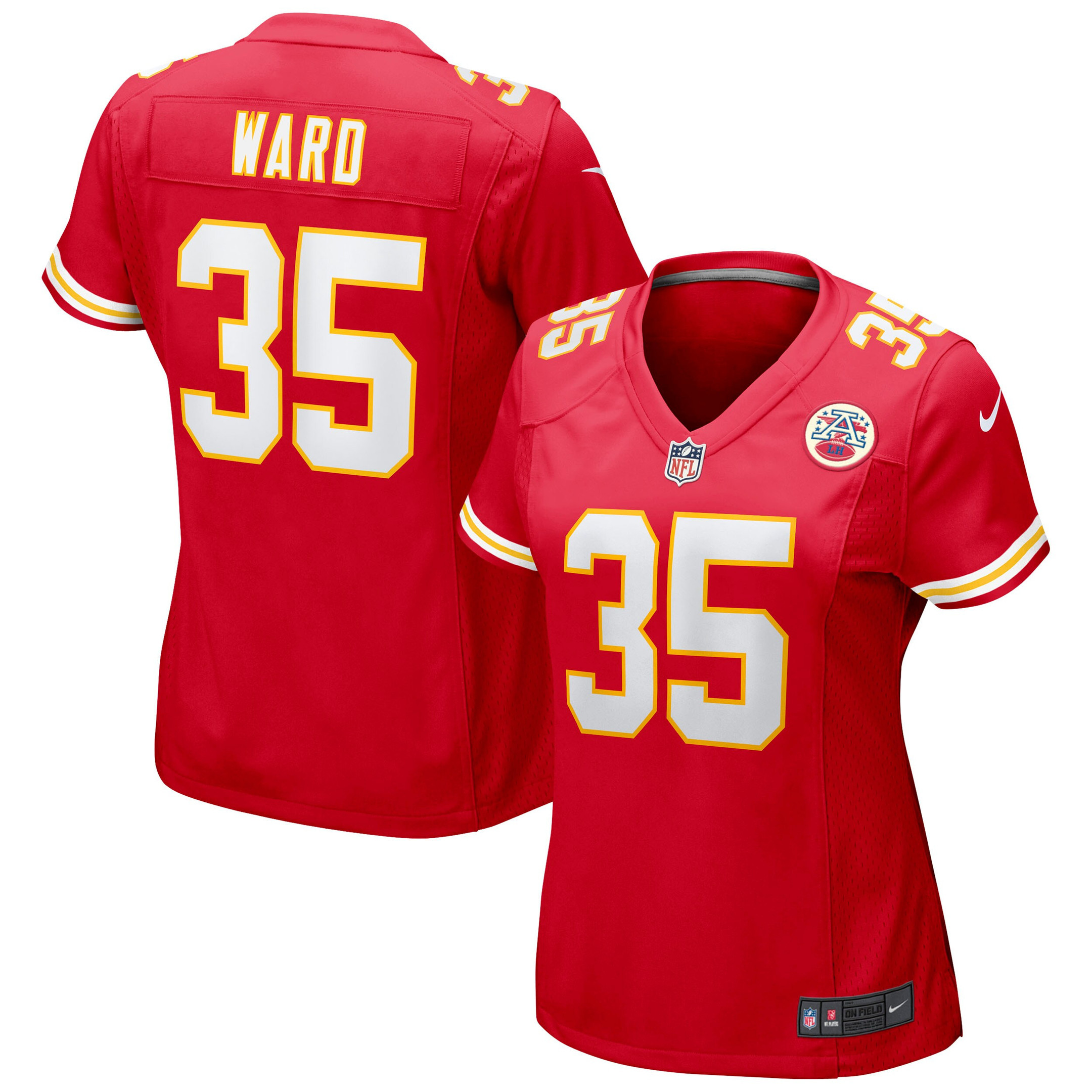 Charvarius Ward Kansas City Chiefs Womens Game Jersey - Red Nfl