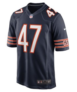 Chase Allen Chicago Bears Game Player Jersey - Navy