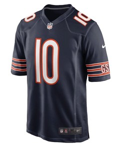 Chase Claypool 10 Chicago Bears Game Player Jersey - Navy