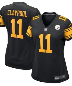 Chase Claypool Pittsburgh Steelers Womens Alternate Game Jersey - Black Nfl