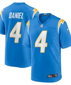 Chase Daniel 4 Los Angeles Chargers Game Jersey - Powder Blue