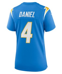 Chase Daniel 4 Los Angeles Chargers Women's Game Jersey - Powder Blue