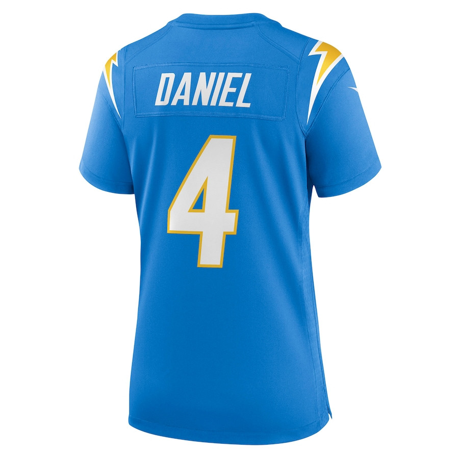 Chase Daniel 4 Los Angeles Chargers Women's Game Jersey - Powder Blue