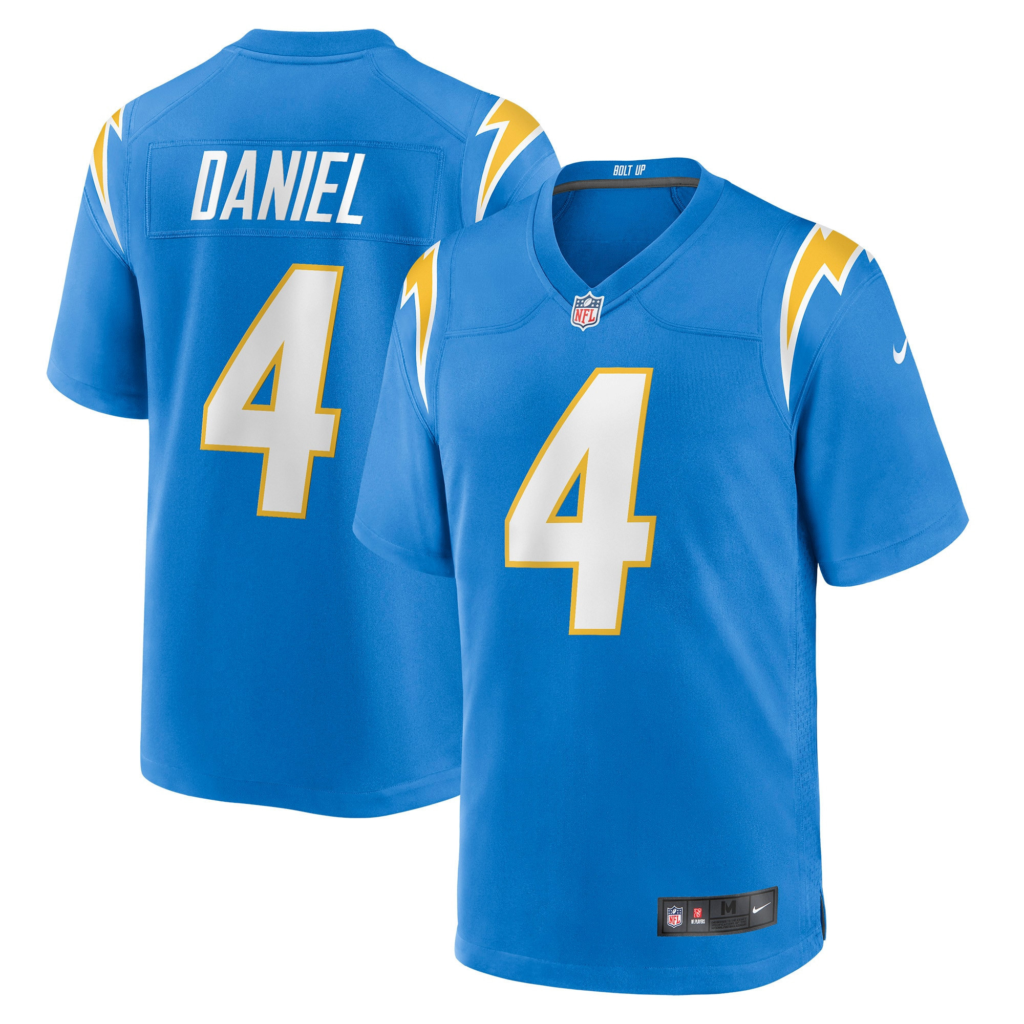 Chase Daniel Los Angeles Chargers Game Jersey - Powder Blue Nfl