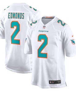 Chase Edmonds 2 Miami Dolphins Game Player Jersey - White